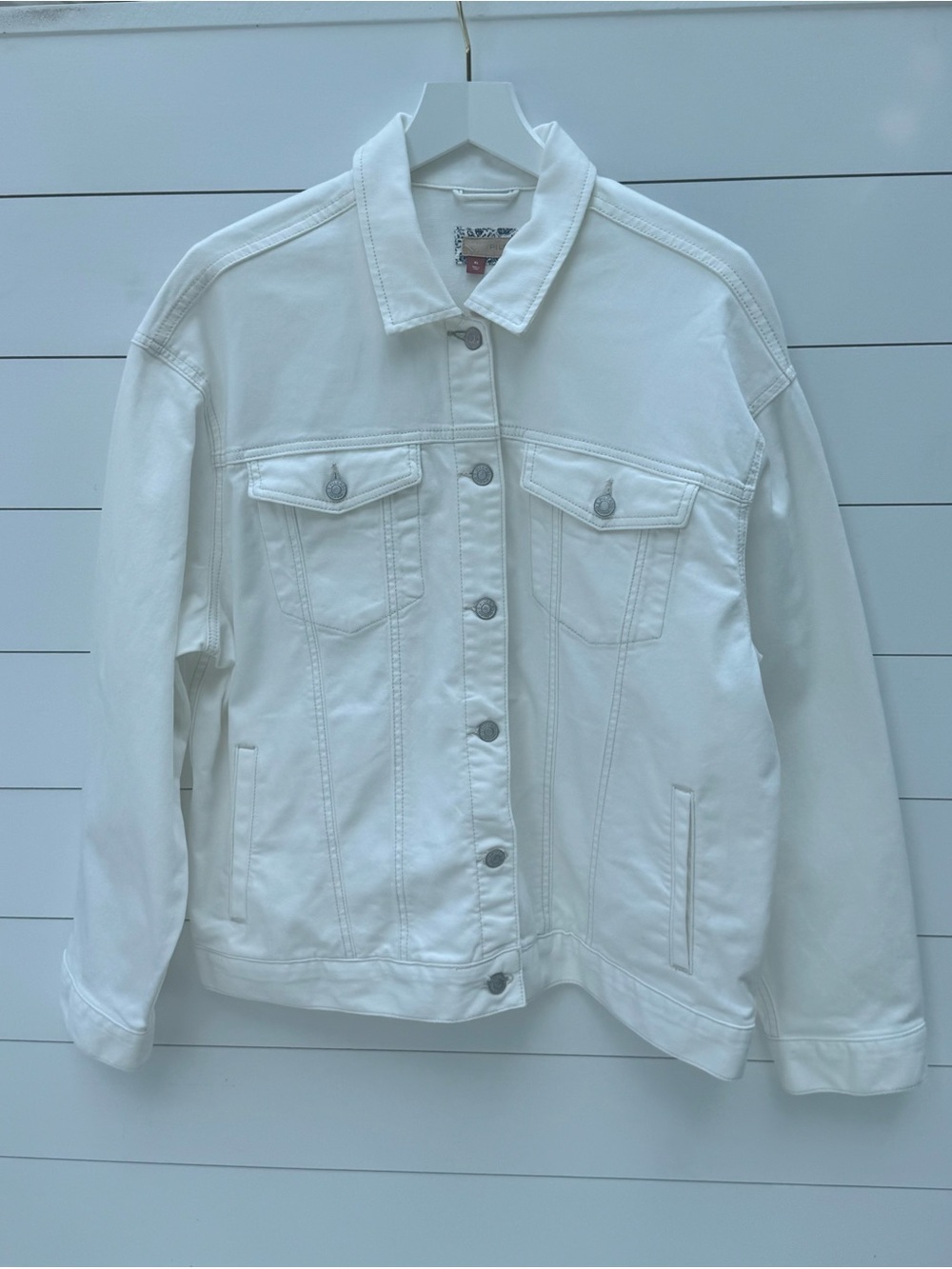 Pilcro White Denim Jean Jacket - Picture 13 of 15